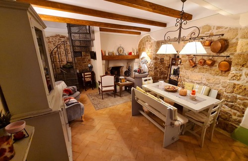 Cetona House | La Terrazza, Historic Tuscan Stone Residence With Garden and Terrace in Cetona