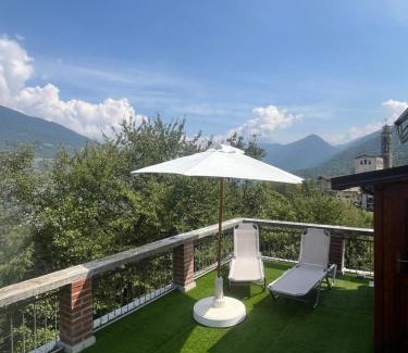 Castello dell'Acqua Apartment | La Terrazza Panoramica