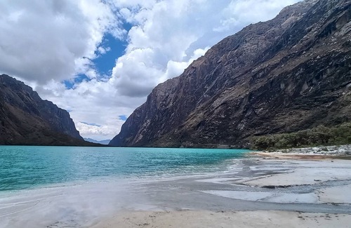 Huaraz RV Rental | Lake 69 Trek and camping in 1-tent campground in the LLangauco Lakes