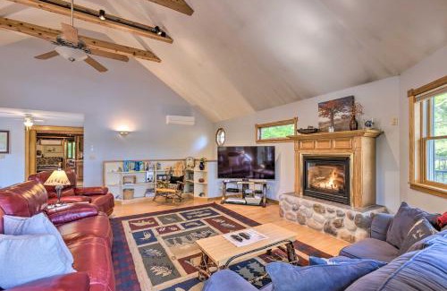 Lake Township House | Lake Cabin in Honor with Hot Tub, Dock and Sauna!