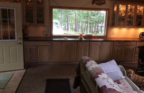 Land O Lakes Cottage | Lake Front Cottage On Beautiful Big Portage Lake With Private Beach And Dock.