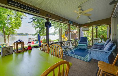 Eatonton House | Lake Sinclair Crooked Creek Cottage with Fire Pit!