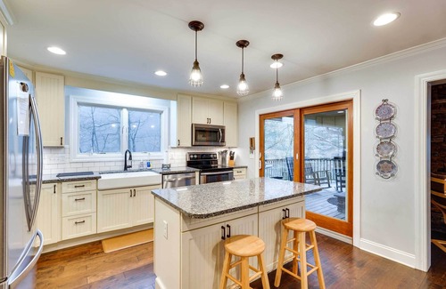 Butler House | Lakefront Butler Home w/Hot Tub & Fire Pit!