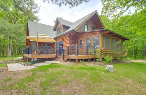 Webster House | Lakefront Cabin with Sauna and Dock in Webster!
