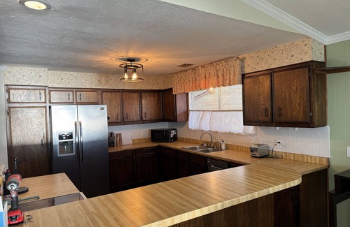 West Livingston House | Lakefront Family Fun: Pet-Friendly Home with Dock & Peaceful Lake Views