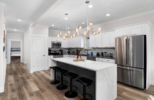 Kingsland House | Lakefront Home w/Pool, Spa, & Game Room!
