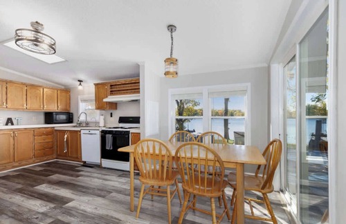 Bloomingdale House | Lakefront Home with Dock, Firepit & Private Deck