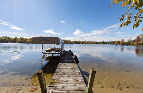 Bloomingdale House | Lakefront Home with Dock Firepit & Private Deck