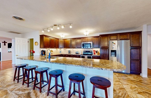 Pulaski House | Lakefront home with lake views, kids game room, docks, deck, grill, kayaks, W/D