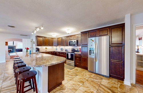 Pulaski House | Lakefront home with lake views, kids game room, docks, deck, grill, kayaks, W/D