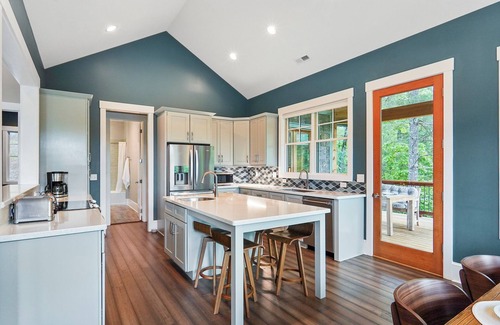 Nebo House | Lakefront home with private dock, gameroom, and hottub across from state parks.
