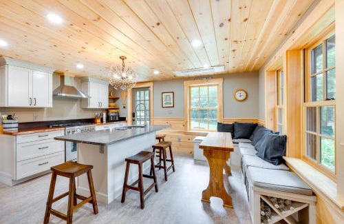 Center Lovell House | Lakefront Lovell Home with Dock Walk to Town Beach!