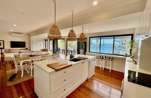 Smiths Lake House | Lakefront property, sensational sunsets, fenced backyard, pet friendly