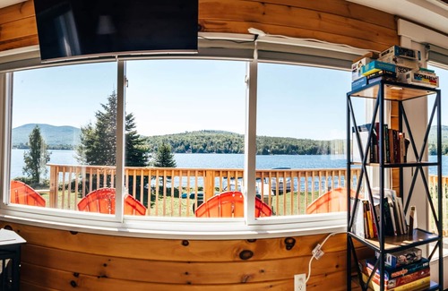 North New Portland House | Lakefront, Stunning Home only 30 min to Sugarloaf!
