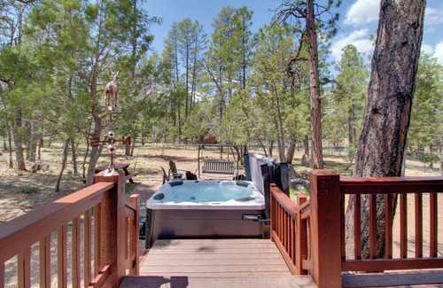 Lakeside Cottage | Lakeside Cabin on 2 Acres w/Fire Pit + Hot Tub!