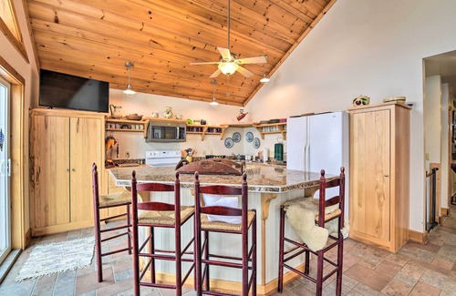 Delton Cottage | Lakeside Cottage Escape with Private Dock & Deck!