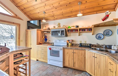 Delton Cottage | Lakeside Cottage Escape with Private Dock & Deck!