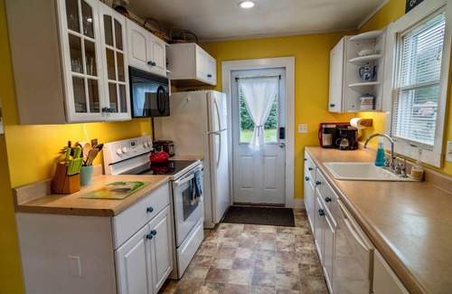 Ledyard Cottage | Lakeside cottage ON the water with beautiful views up the lake!
