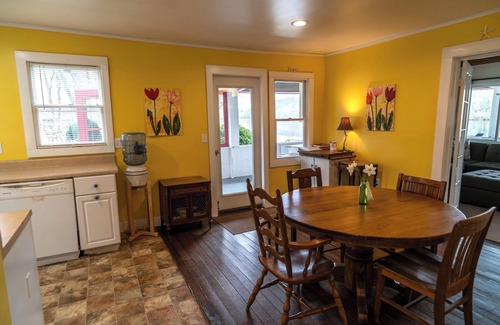 Ledyard Cottage | Lakeside cottage ON the water with beautiful views up the lake!