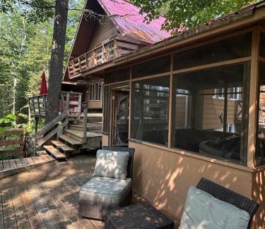 Otter Lake House | Lakeside Retreat with Hot Tub & Bunkie
