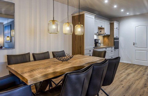 Langenhorn Apartment | Landgut Nordlicht, Whirlpool, Infrarotsauna, Klima, Hunde