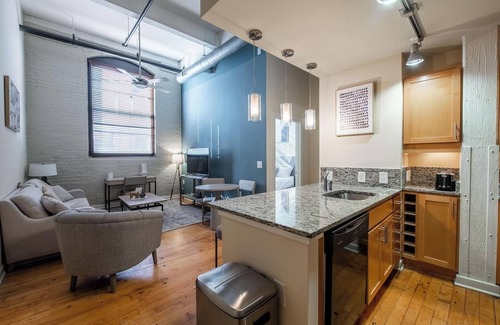 Petersburg Apartment | Landing | Stylish 1BD, Courtyard, Gym