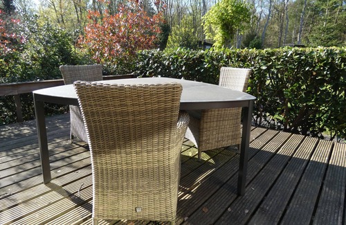 Marum Ski Chalet | Large chalet for rent in wooded area on border Friesland, Groningen,Drenthe.