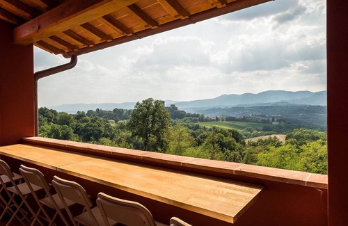 Reggello Apartment | Large Flat with furnished terrace and view,Wi-Fi, A/C, 2 pools,stunning location