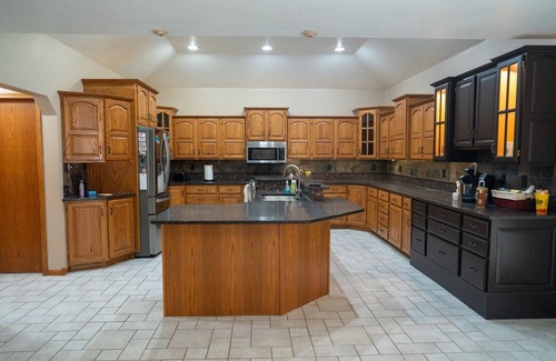 Newton House | Large home with foosball & pool tables, theatre room, XL kitchen (pet friendly!)
