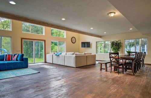 Whitehall House | Large Home with Hot Tub Less Than 1 Mi to Lake Michigan!