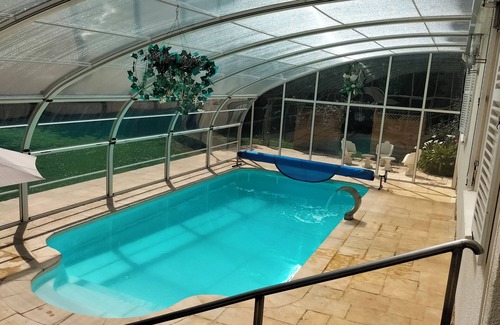 Valognes House | Large house in Normandy with heated swimming pool and games room.