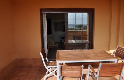 Ayamonte Apartment | Large terrace facing the sea: apartment with capacity for 6 people