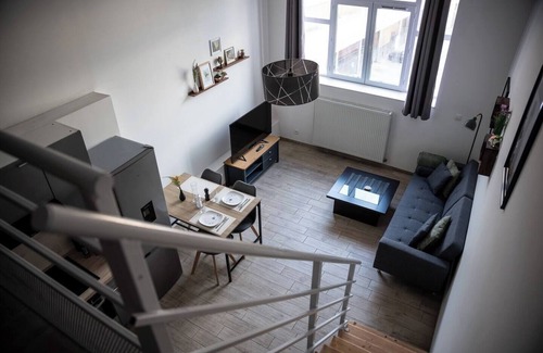 Centre Deux Apartment | Large-volume T2 duplex apartment with underground parking