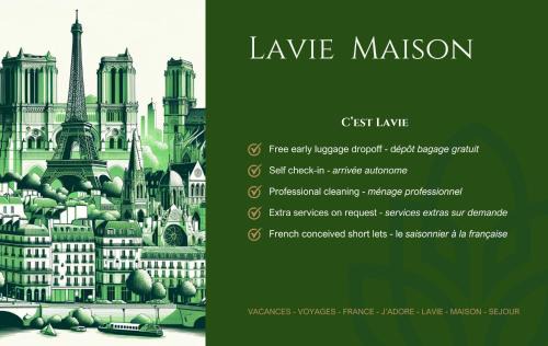 Strasbourg -Saint-Denis Apartment | Lavie Maison Paris AC Retreat