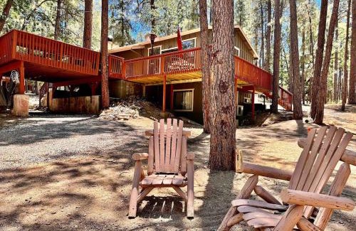 Groom Creek House | Lazy Bear Cabin BBQ FirePit Goldwater Lake