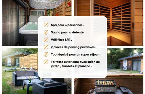 La Celle-sous-Gouzon Ski Chalet | Le Chalet des Pins avec Spa et Sauna