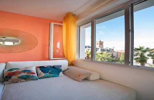 La Gare Apartment | Le Cosy Perpignan Centre, 2 rooms 2 bathrooms, free WIFI, lift, central, renovated, spacious