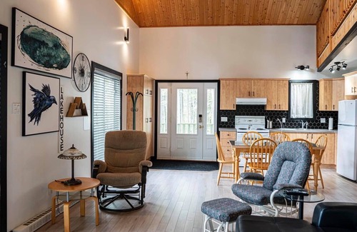 Saint-Simeon Ski Chalet | Le Dravas is located in Charlevoix with its majestic