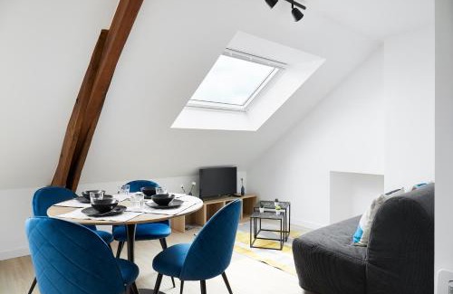 Saint-Mars-la-Jaille Apartment | Le Grand Bleu - Wifi fibre/Linge/Accès cour
