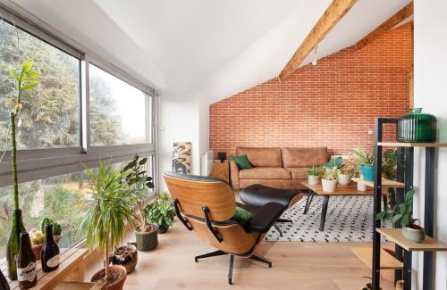 Trois Cocus - Borderouge - Croix-Daurade - Paleficat Apartment | Le Loft Botanique Et Son Parking Gratuit