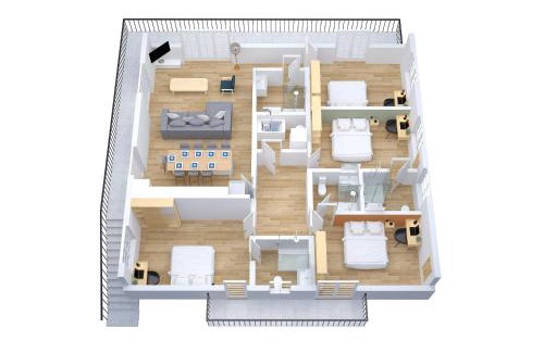 Montaigu Apartment | Le Noyer - moderne - spacieux - parking