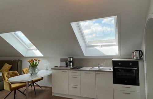 Bad Sassendorf Apartment | Light-flooded vacation apartment (60 sqm) for two people with south-facing balcony