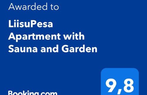 Parnu Apartment | LiisuPesa Apartment with Sauna and Garden