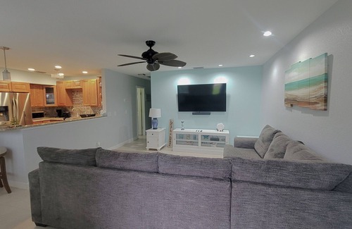 Hutchinson Island South House | Lil Island Beach House Coastal Pet Friendly Escape w/Patio & Private Beach