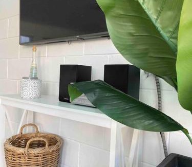 Hermit Park Apartment | Lily St Courtyard Oasis