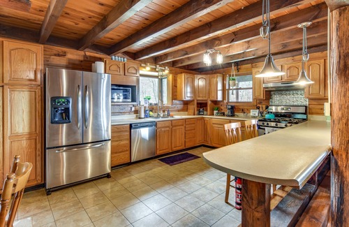 Lock Haven Cabin | Lock Haven Cabin w/Wood Stove & Mountain View!