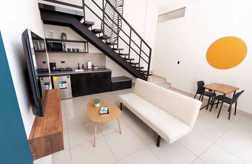 Antiguo Cuscatlan Apartment | Loft #1, urban refuge with an industrial touch