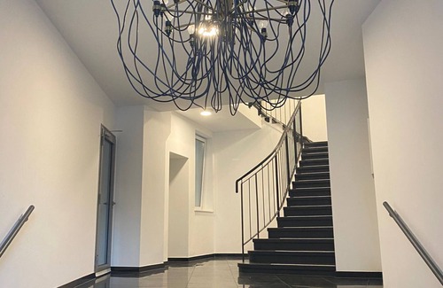 Wilmersdorf Apartment | Loft bed apartment in welcoming Berlin with WiFi, AC, washer,