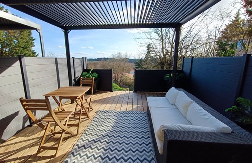 Saint-Pierre-de-Lages Apartment | LOFT "FARE": Calm, Nature, View