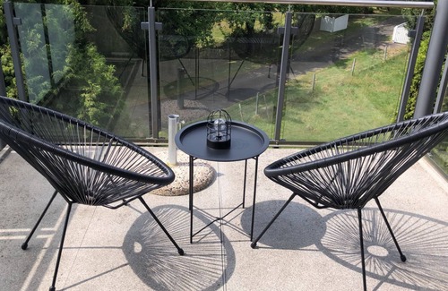 Petersberg Apartment | Loft-like feel-good flat with great balcony between Fulda and Rhön